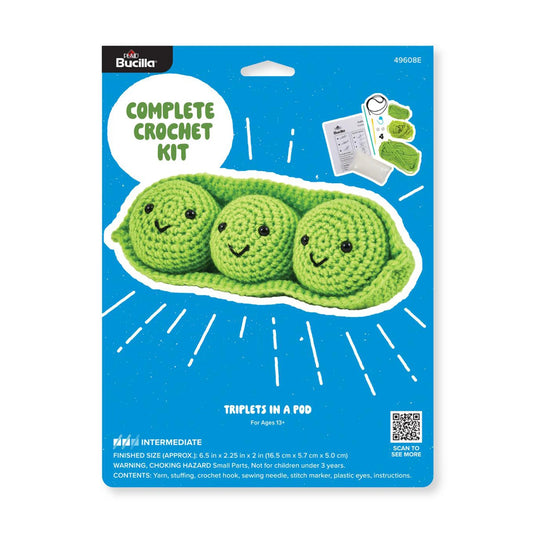 Bucilla Amigurumi Kit 5" Peas in a Pod