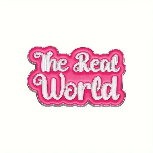 Barbie's Real World enamel pin