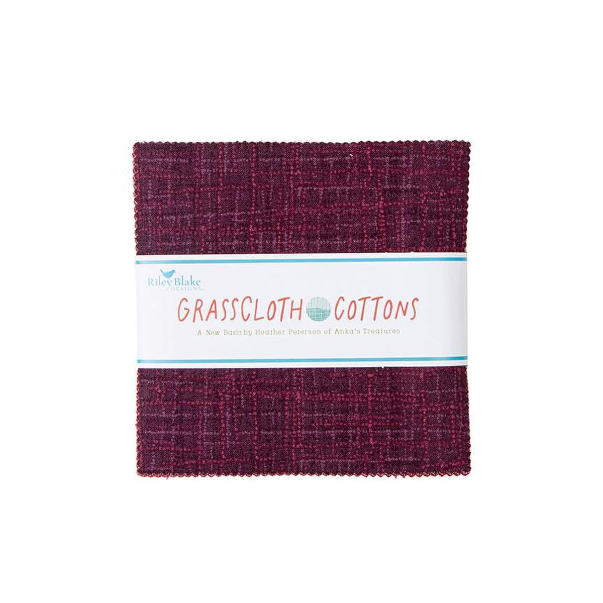 Grasscloth Cottons 5 Inch Stacker, 42 Pcs.