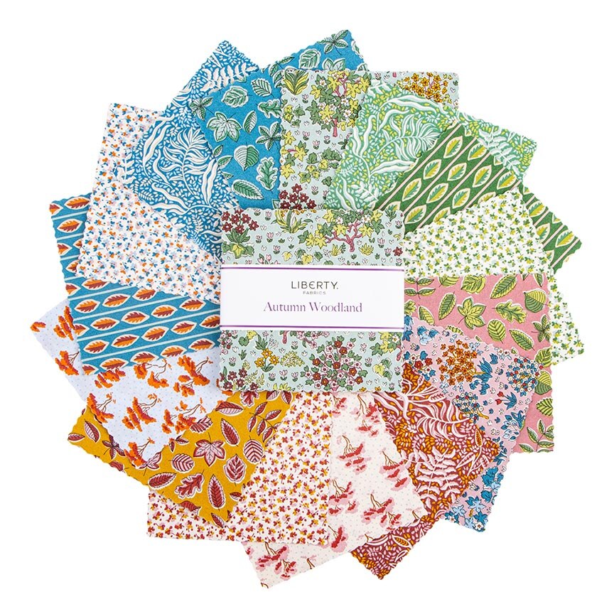 Liberty Autumn Woodland 5 Inch Stacker, 42 Pcs.