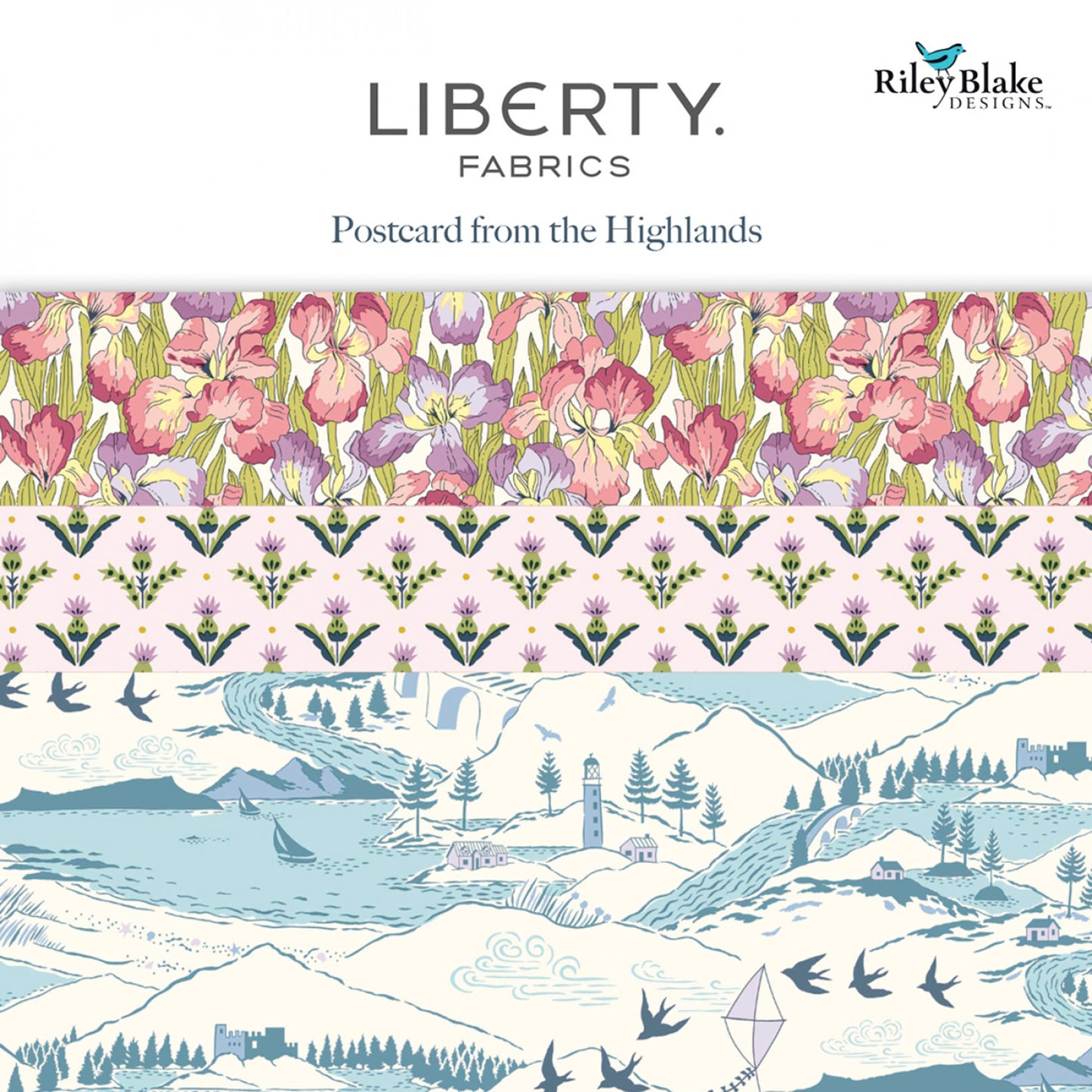 Pre-order - Liberty Postcard from the Highlands 5 Inch Stacker, 42 Pcs.