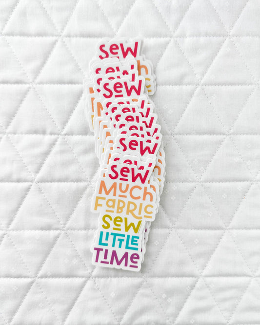 Sew Much Fabric Sticker