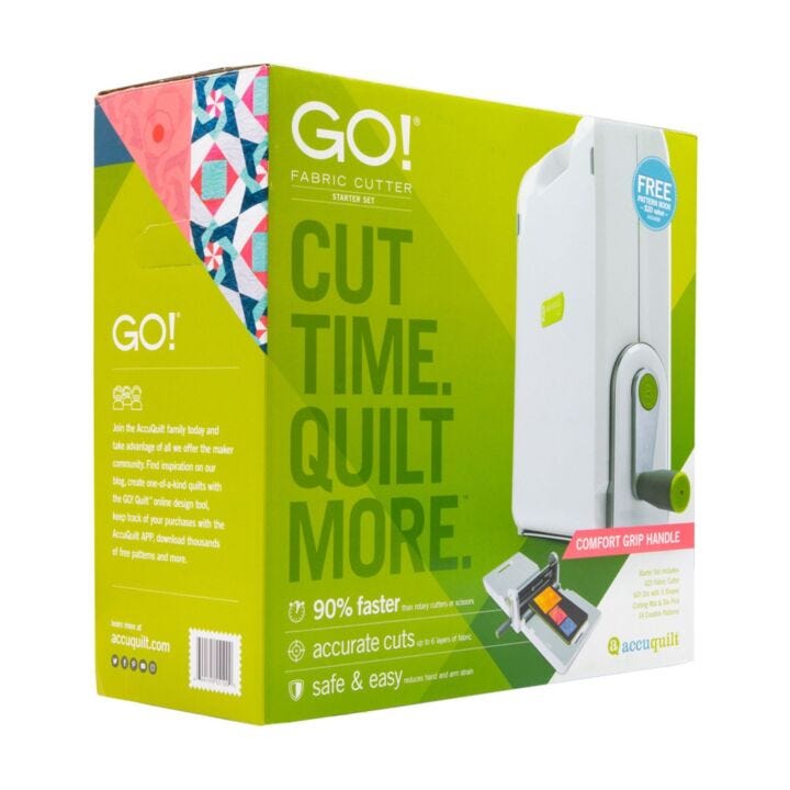 AccuQuilt GO! Fabric Cutter Starter Set