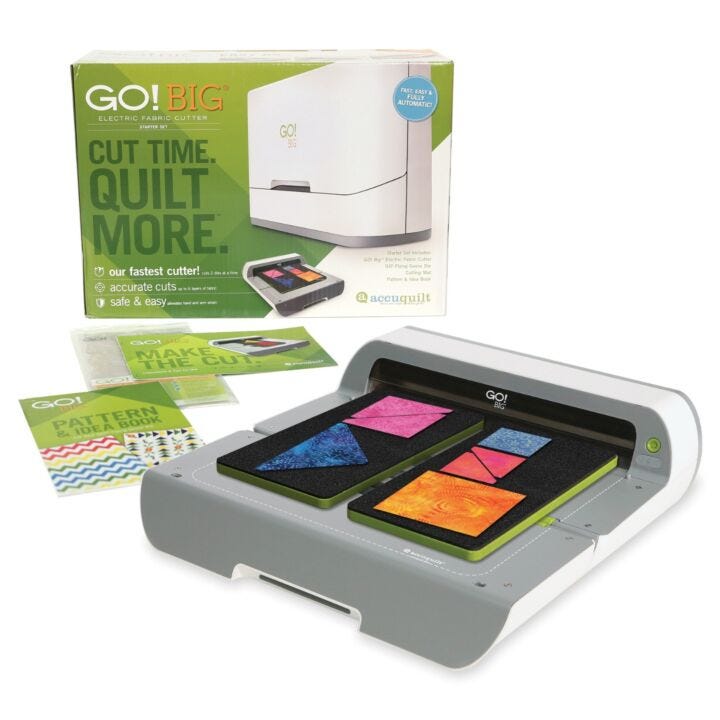 AccuQuilt GO! Big Electric Fabric Cutter Starter Set