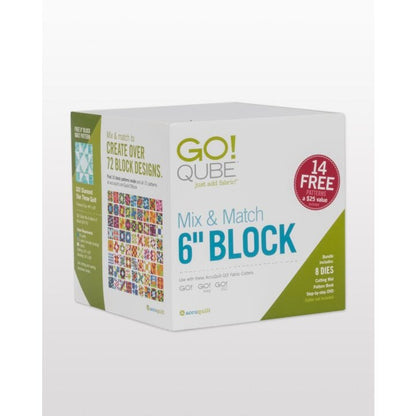 AccuQuilt GO! Qube Mix & Match 6" Block