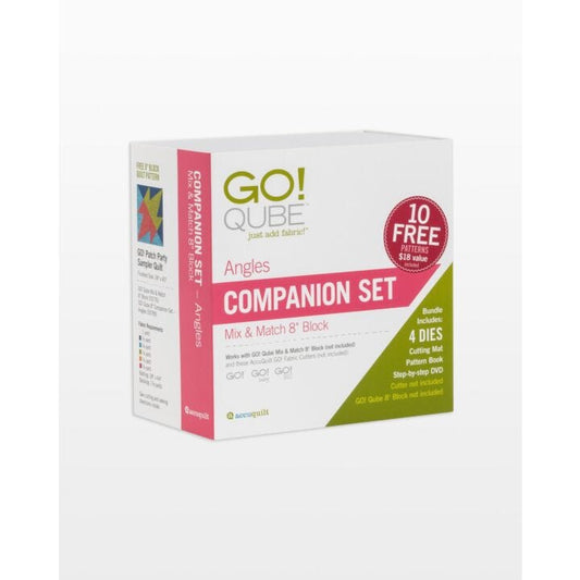 AccuQuilt GO! Qube 8" Companion Set-Angles