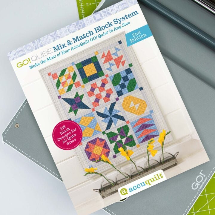 GO! Qube Mix & Match Block System Pattern Book – 2nd Edition