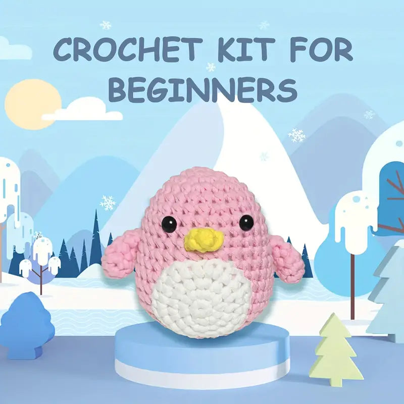 Cute Penguin Crochet Kit