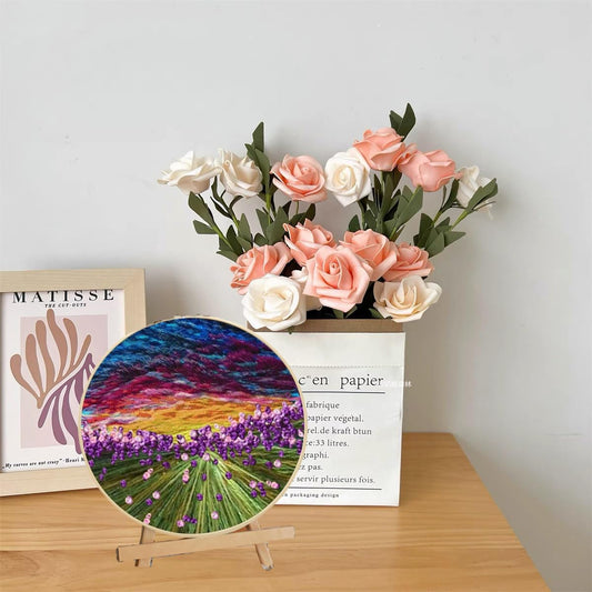 Lavender Sunset Embroidery Kit