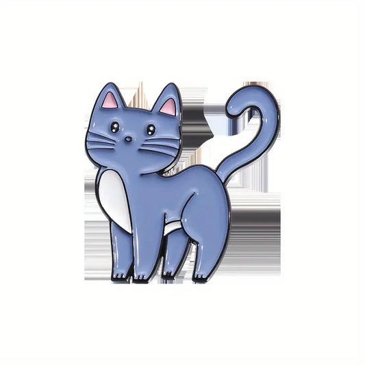 'Blue Cat' Swifty Enamel Pin