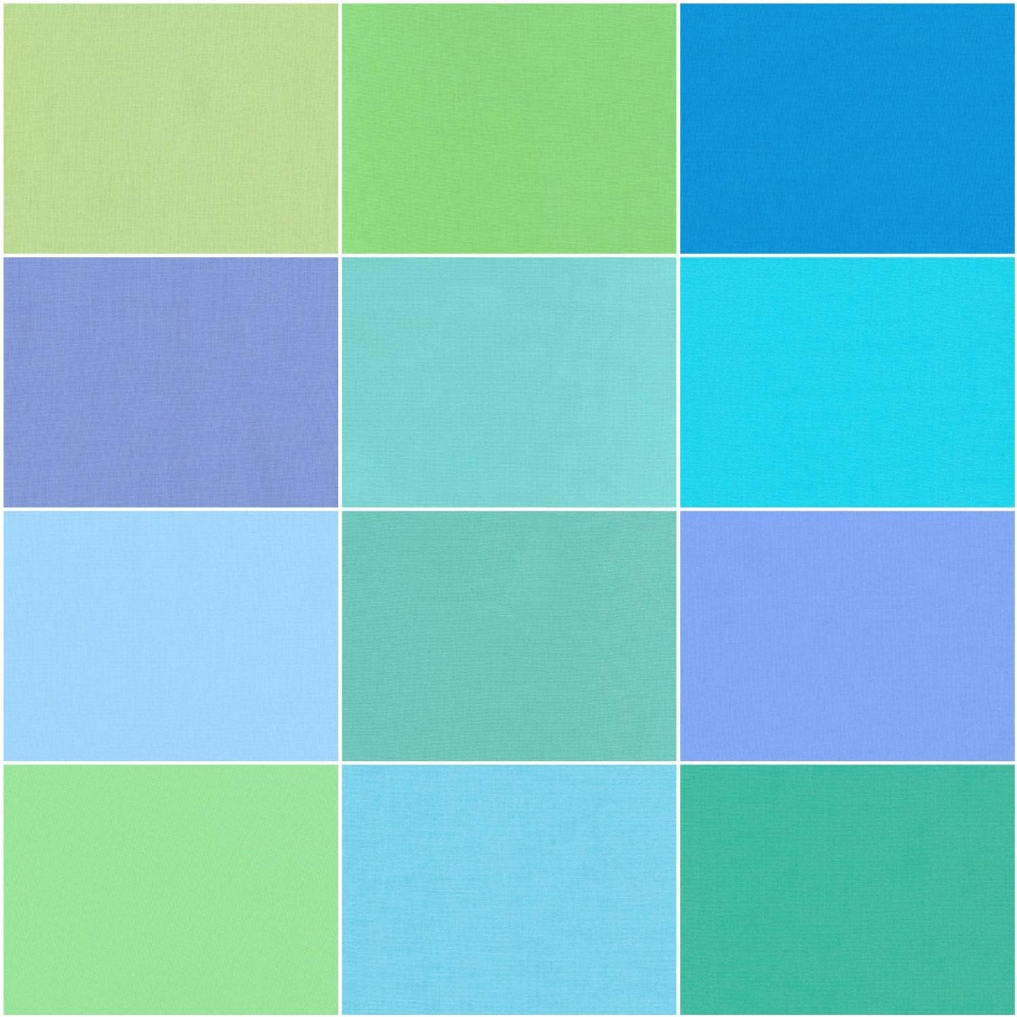 Kona Cotton - Mermaid Shores Palette - 5" Charm Pack
