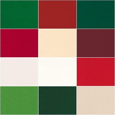 Kona Cotton - Holiday Palette - Fat Quarter Bundle 12pcs