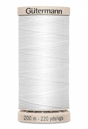 Hand Quilting Cotton Thread - White - 5709
