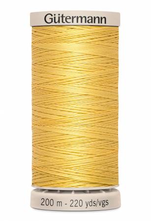 Hand Quilting Cotton Thread - Yellow - 758