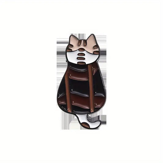 'Brown Cat' Swifty Enamel Pin