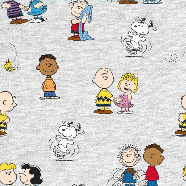 Peanuts Gang on Heather Cotton