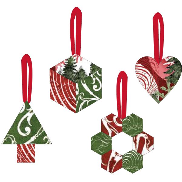 MORE Christmas Ornaments by Paper Pieces® (Pattern + Paper Pieces)