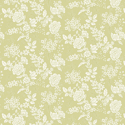 Tranquility - Floral, Light Green