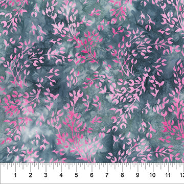 Banyan Batiks - Gatsby - Rosebuds Gray