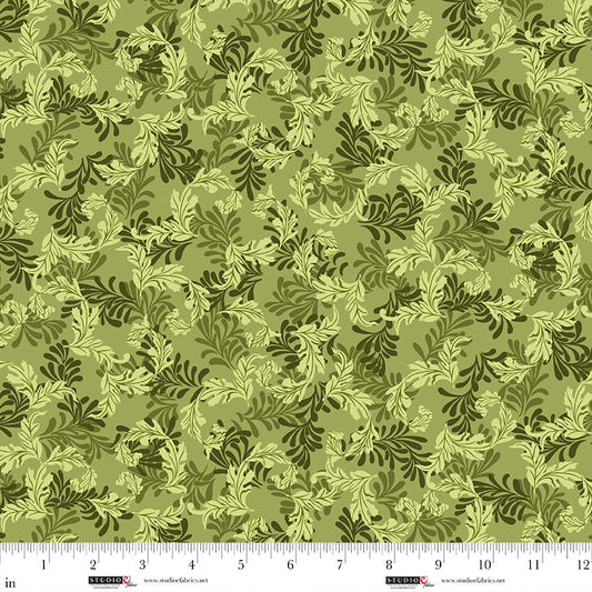 Ashdown Forest - Acanthus Leaf - Peridot Green