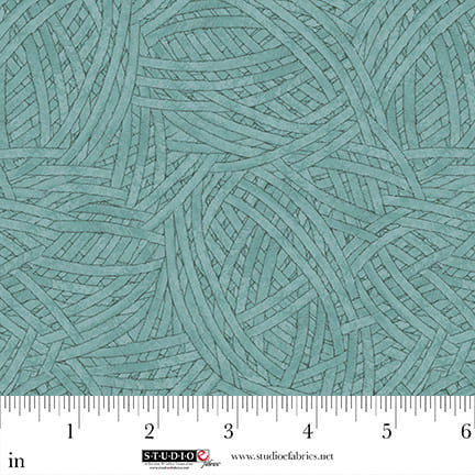 Knit 1, Purr 2 - Yarn Texture - Medium Blue