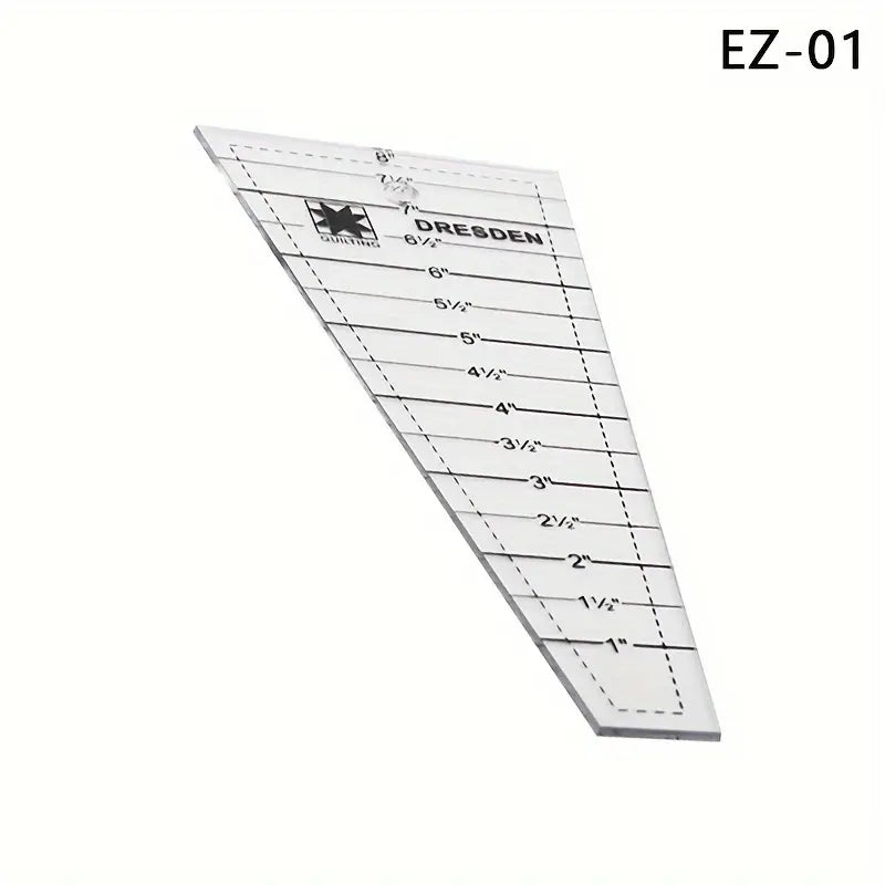 Dresden 8" Quilting Ruler