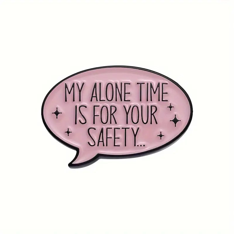 Alone Time Enamel Pin