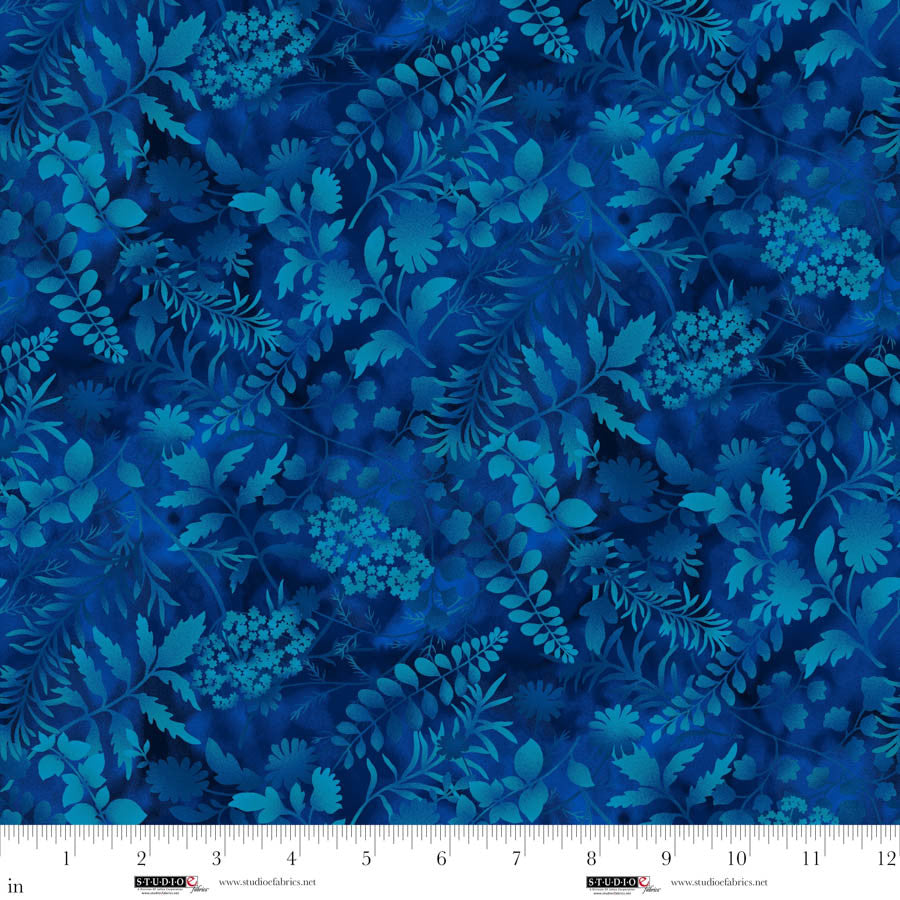 Butterfly Boutique - Forest Ferns - Indigo