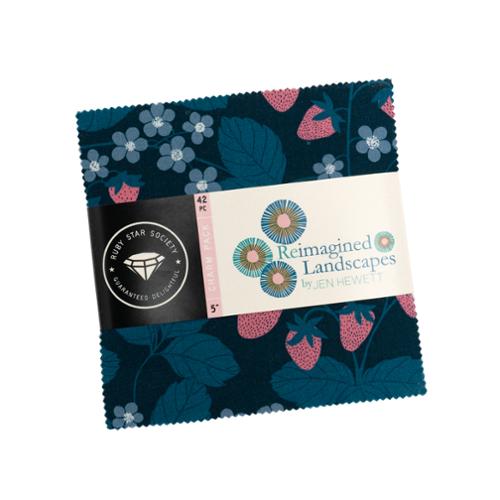 Pre-order - Ruby Star - Reimagined Landscapes Charm Pack
