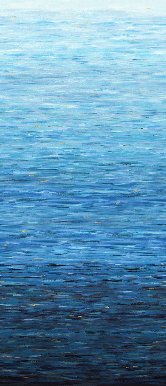 Behind Blue Eyes - Water Texture Ombre - Pacific