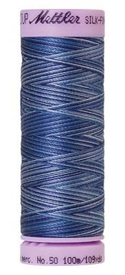 Silk Finish Cotton 50wt, 109yds Evening Blue - 9075-9812