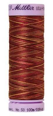 Silk Finish Cotton 50wt, 109yds Mocha Cherry - 9075-9850