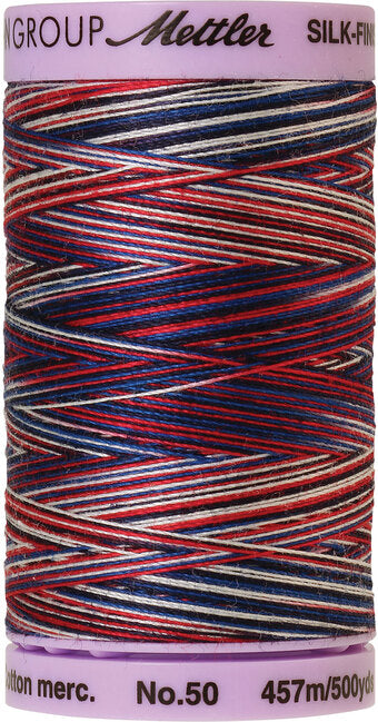 Silk Finish Cotton Multi 50wt 500yds Patriotic - 9085-9823