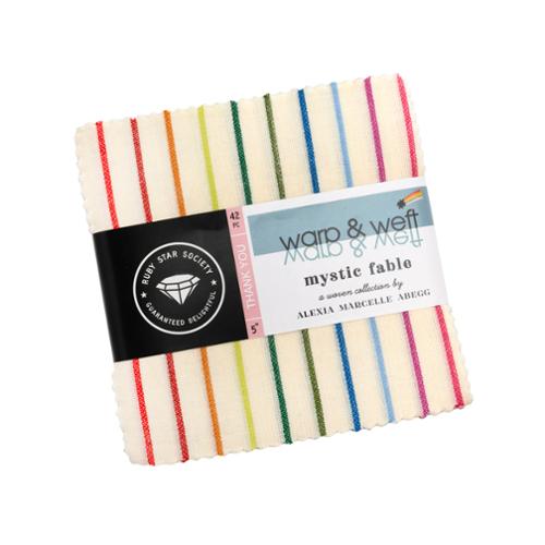 Ruby Star Warp Weft Mystic Fable Charm Pack, 42pc