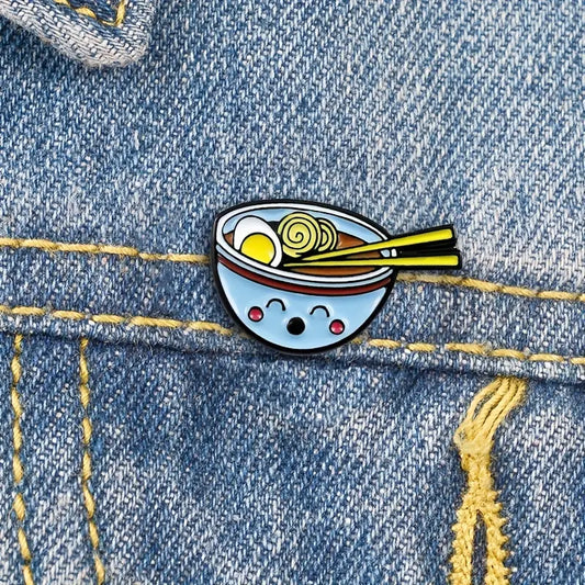 'Noodle Bowl' Enamel Pin