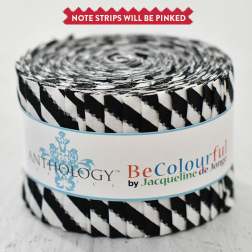 Night and Day (Bias), Be Colourful By Jacqueline De Jonge, 2.5" Strips Roll, 26 strips