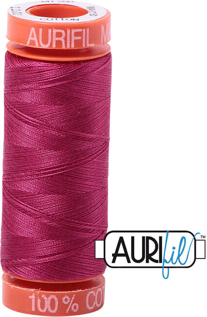 Aurifil 50wt Small Spool - Red Plum (1100)