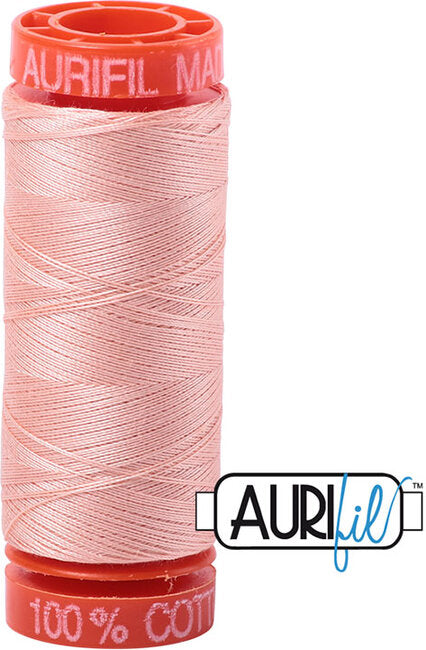 Aurifil 50wt Small Spool - Light Blush / Fleshy Pink (2420)
