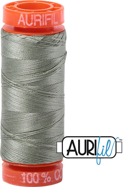 Aurifil 50wt Small Spool - Military Green (5019)