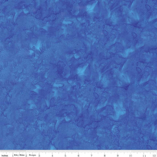 Batiks Hand-Dyes Azure