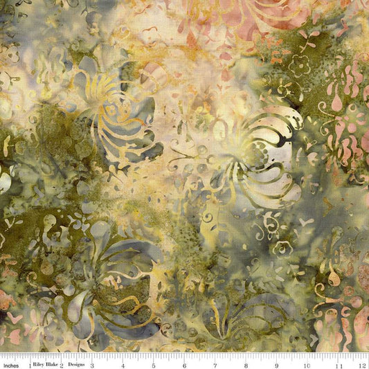 Expression Batiks Urban Folk Sage