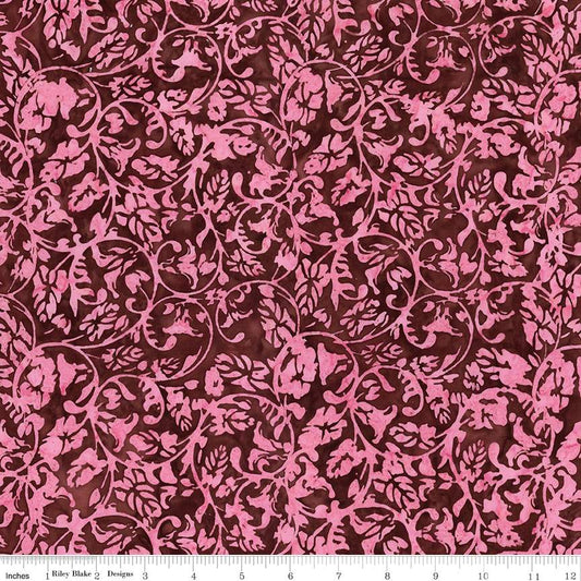Batiks Ornamental Floreale Raspberry Nightshade