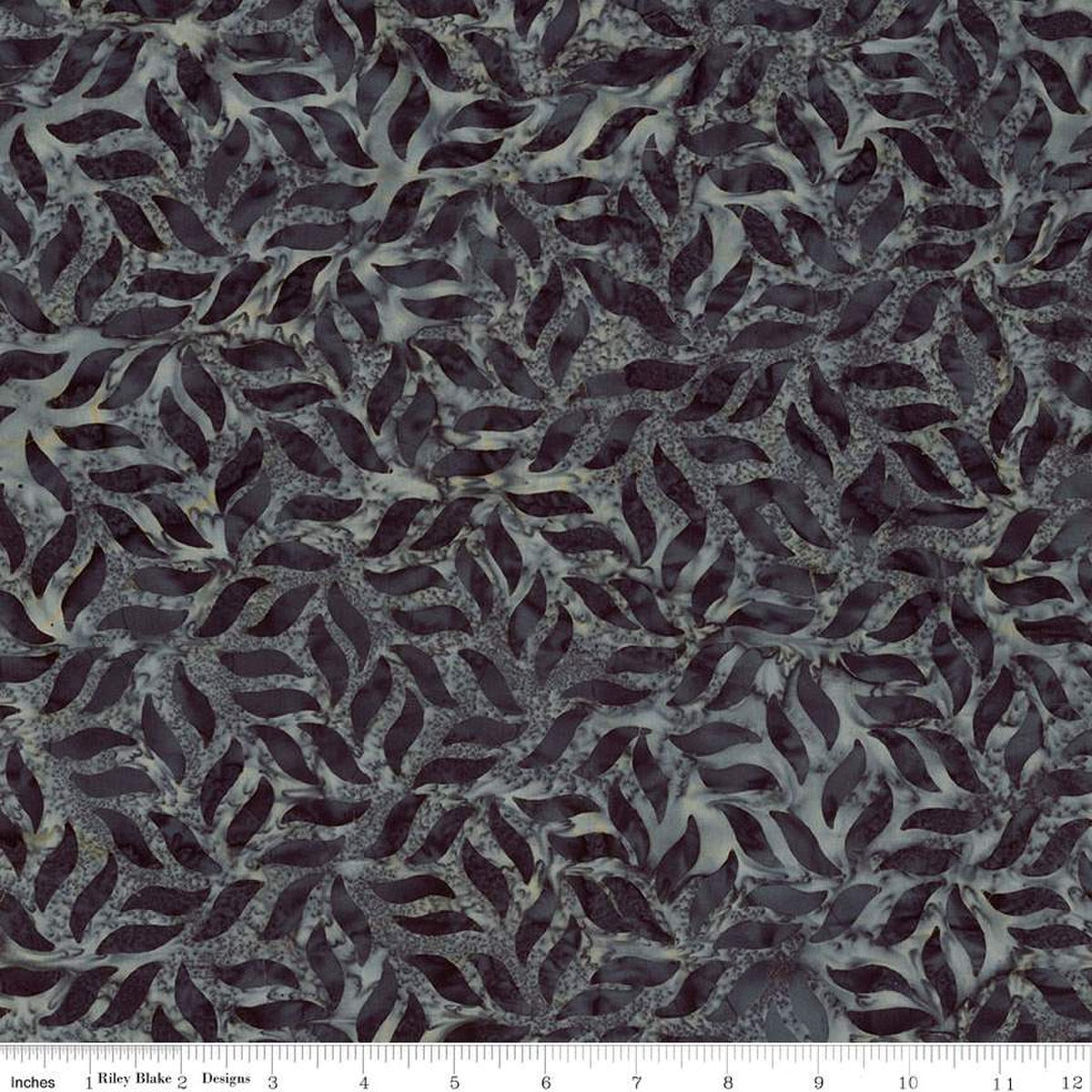 Batiks Divine Vines Gunsmoke