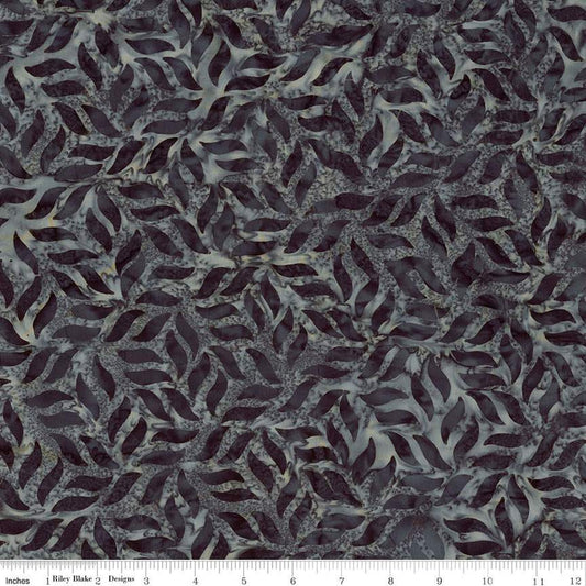 Batiks Divine Vines Gunsmoke