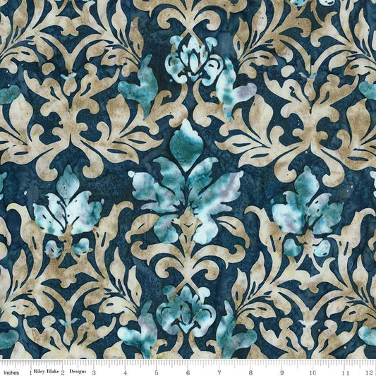 Batiks Caribbean Shale
