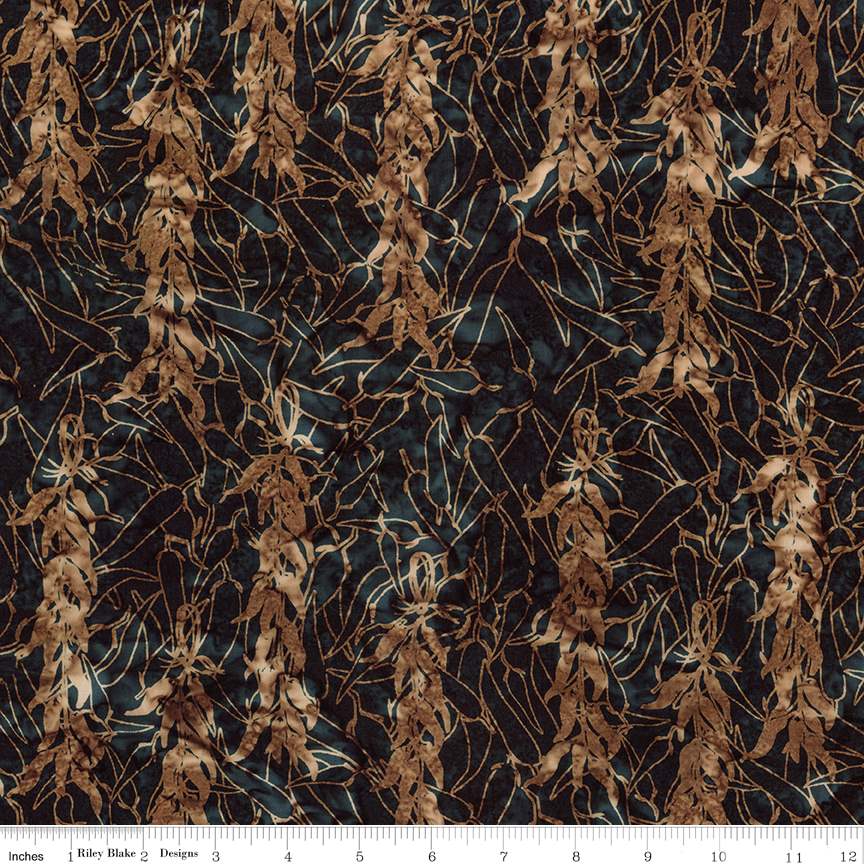 Batiks Places Smoky Teal