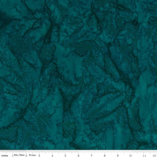 Batiks Hand Dyes Dark Turquoise