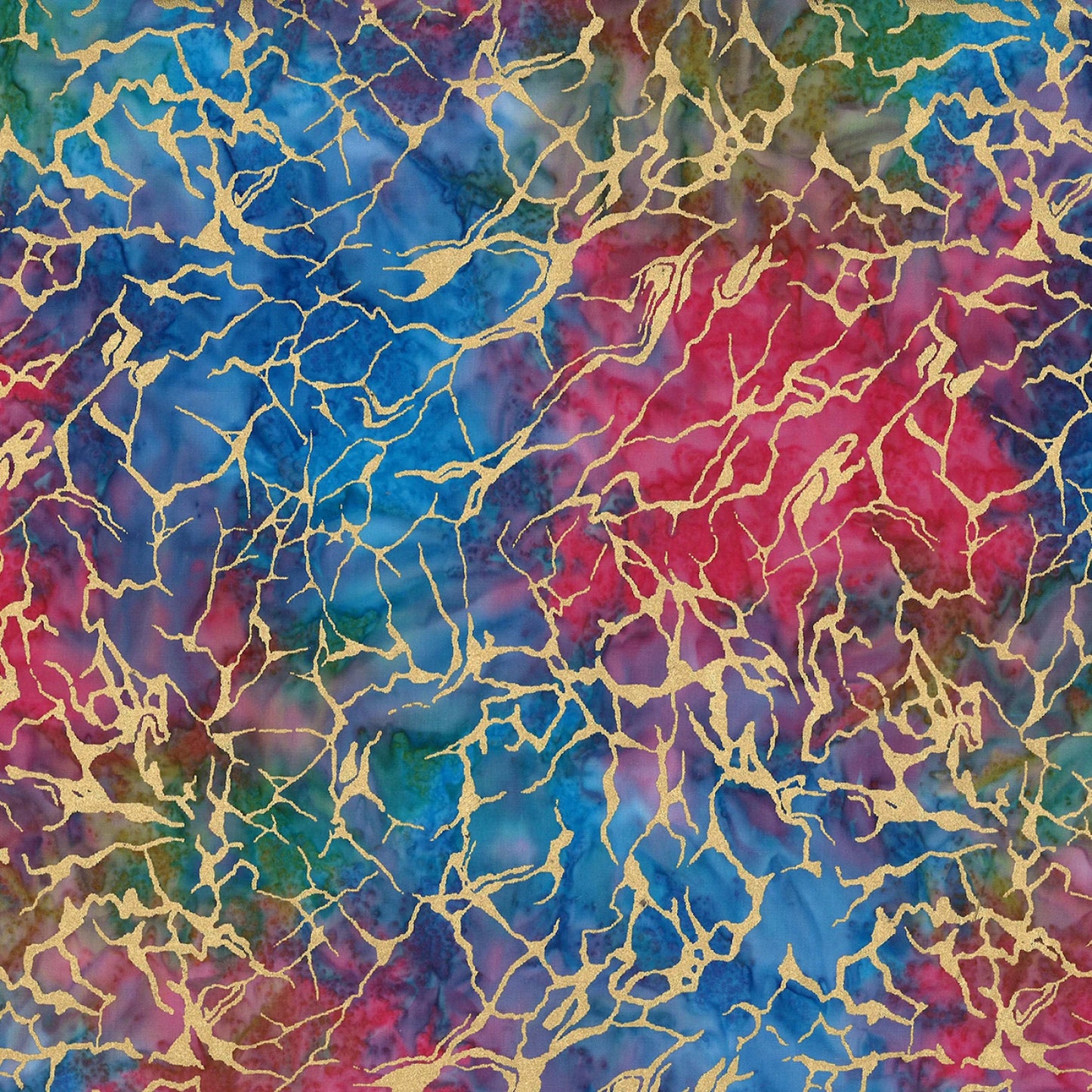 Michael Miller - Calypso Sea Water Batik w/Metallic