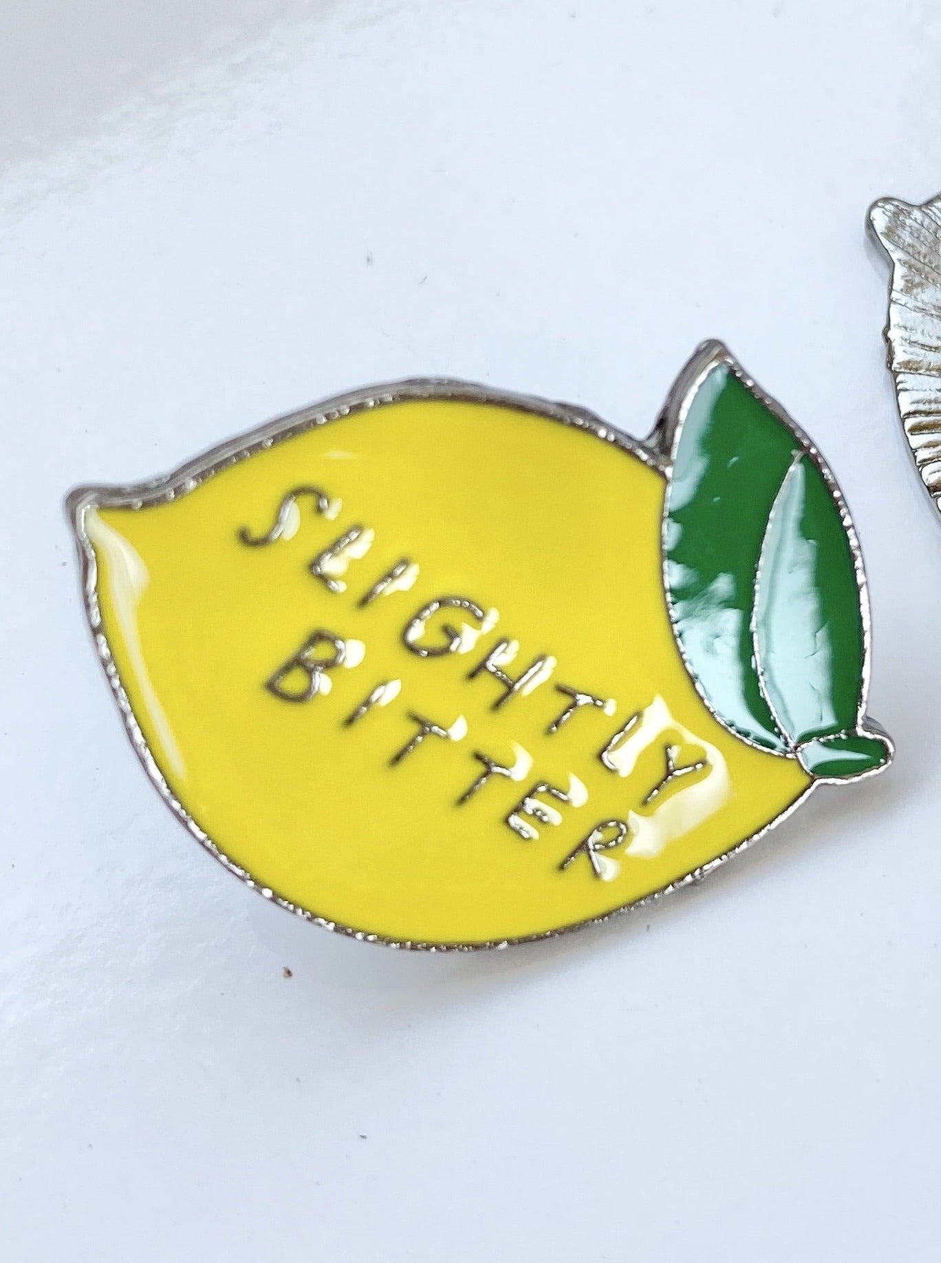 'Slightly Bitter' Enamel Pin