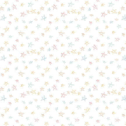 Boho Buddies - Stars, White